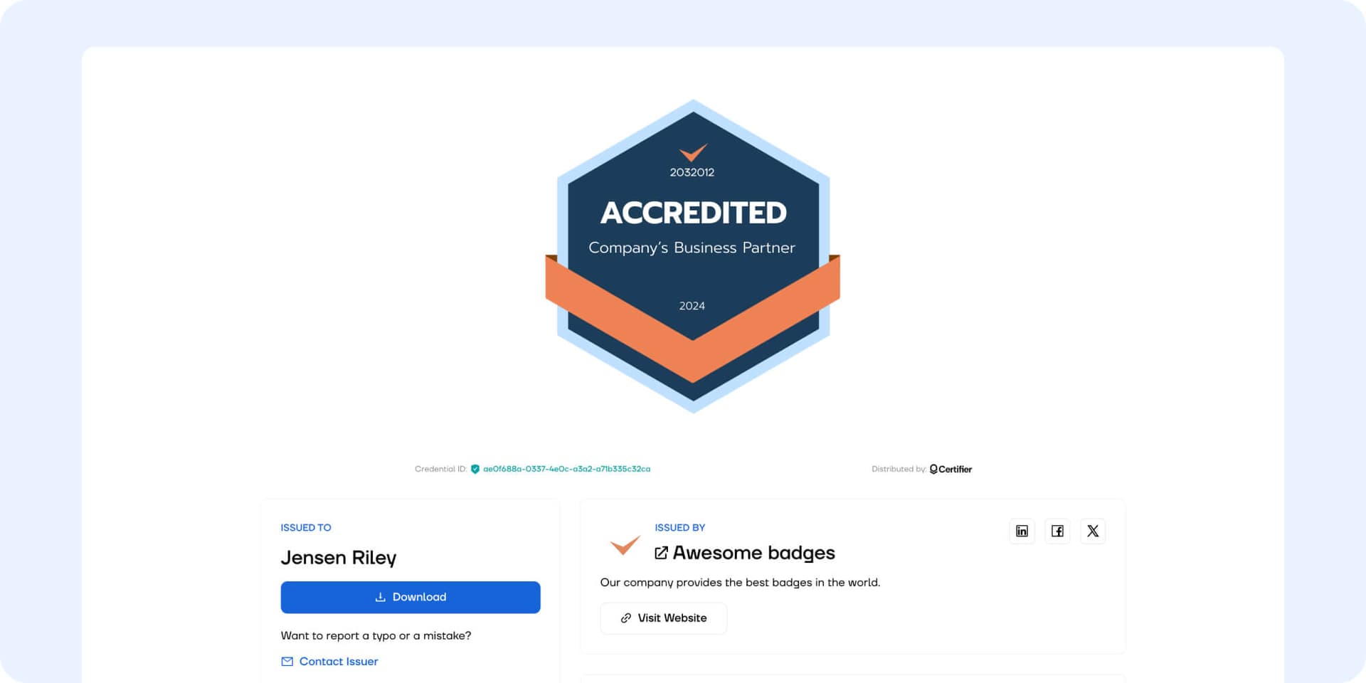 Highlighted tags in the recipient's view. Highlighted tags in the recipient's view.