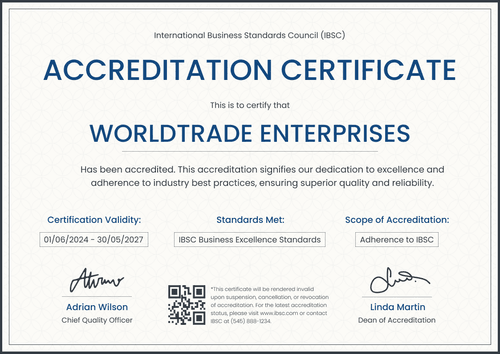Clear and formal accreditation certificate template Clear and formal accreditation certificate template
