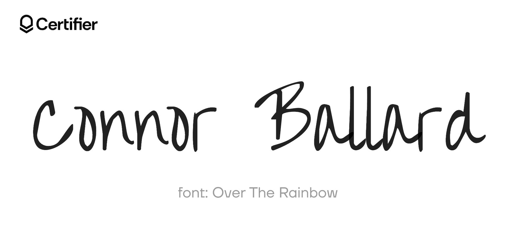 Casual cursive text in Over The Rainbow, perfect for those asking, 'Is there a cursive font in Google Docs? Casual cursive text in Over The Rainbow, perfect for those asking, 'Is there a cursive font in Google Docs?