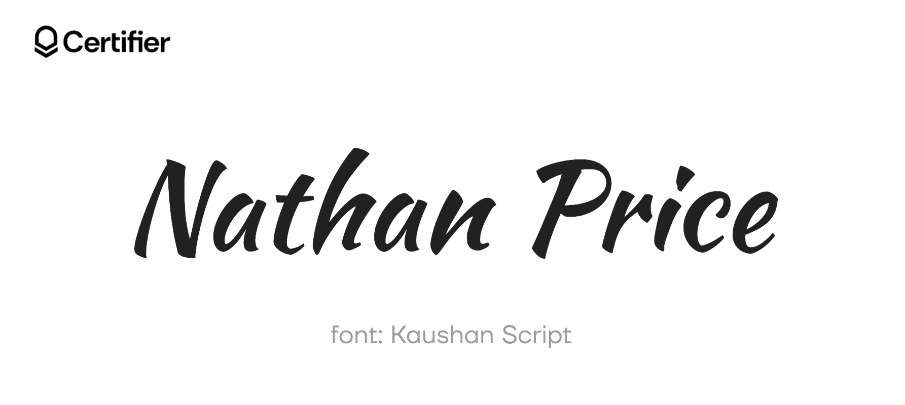 Stylish and flowing text in Kaushan Script, a well-known signature font in Google Docs. Stylish and flowing text in Kaushan Script, a well-known signature font in Google Docs.
