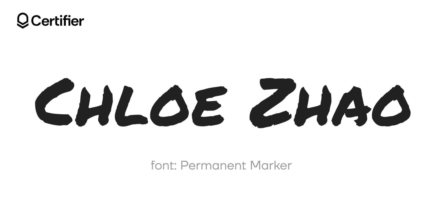 Bold, handwritten-style text in Permanent Marker, one of the messy handwriting fonts on Google Docs. Bold, handwritten-style text in Permanent Marker, one of the messy handwriting fonts on Google Docs.