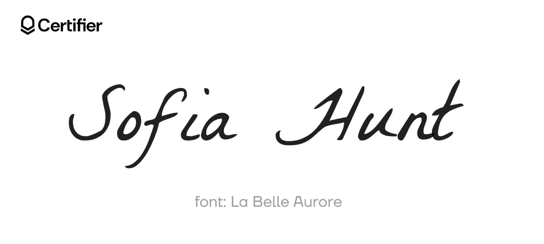 La Belle Aurore cursive font on Google Docs, showcasing a delicate, handwritten style perfect for signatures. La Belle Aurore cursive font on Google Docs, showcasing a delicate, handwritten style perfect for signatures.