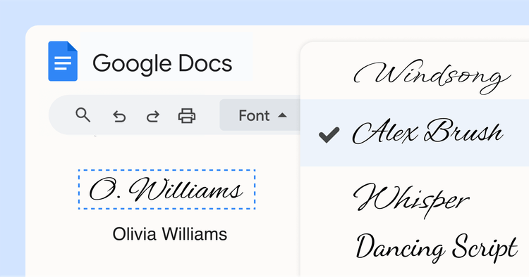 30 Best Signature Fonts Google Docs You Can Use for Free cover image 30 Best Signature Fonts Google Docs You Can Use for Free cover image