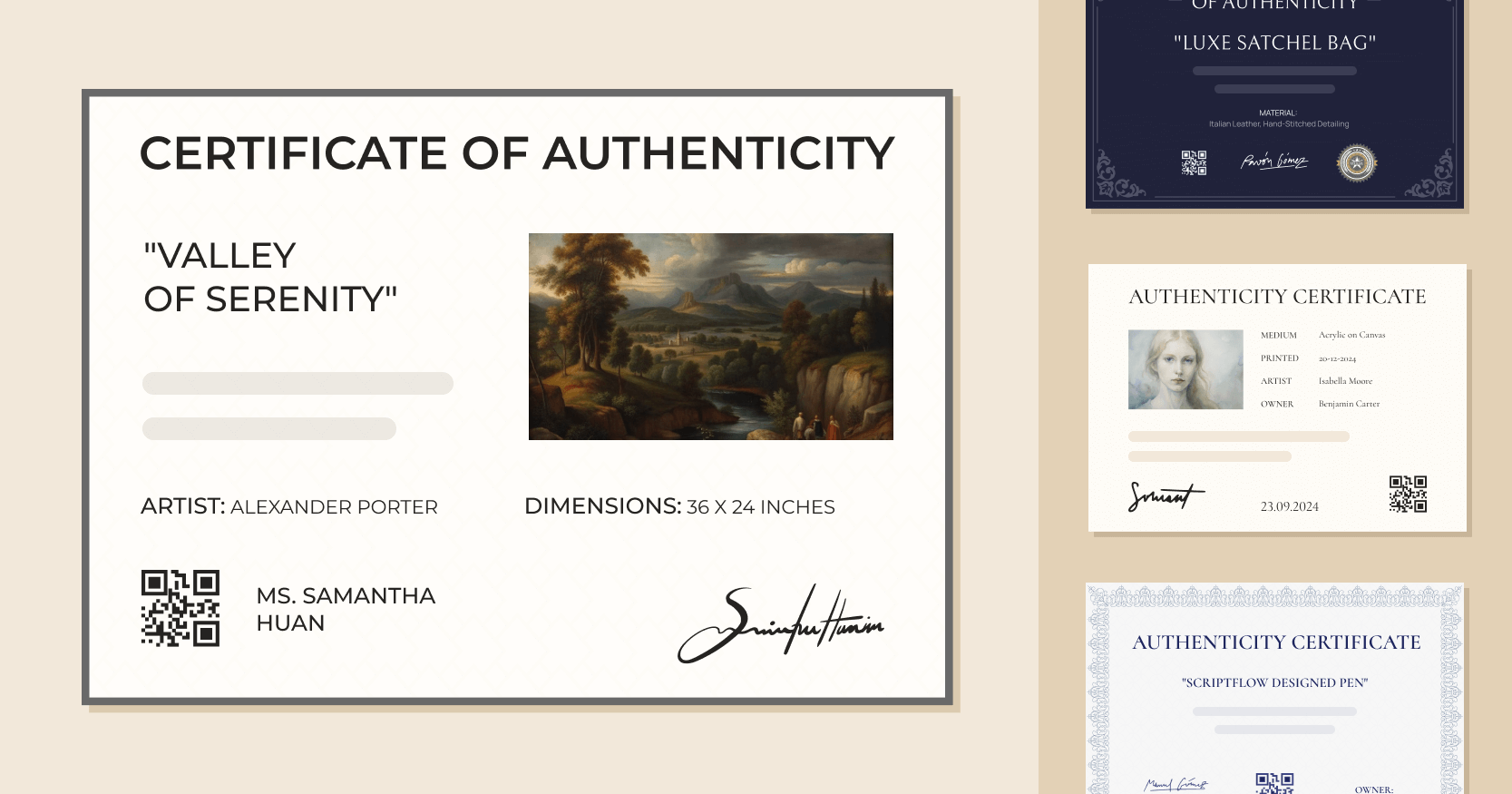 15 Authenticity Certificate Templates to Customize cover image 15 Authenticity Certificate Templates to Customize cover image