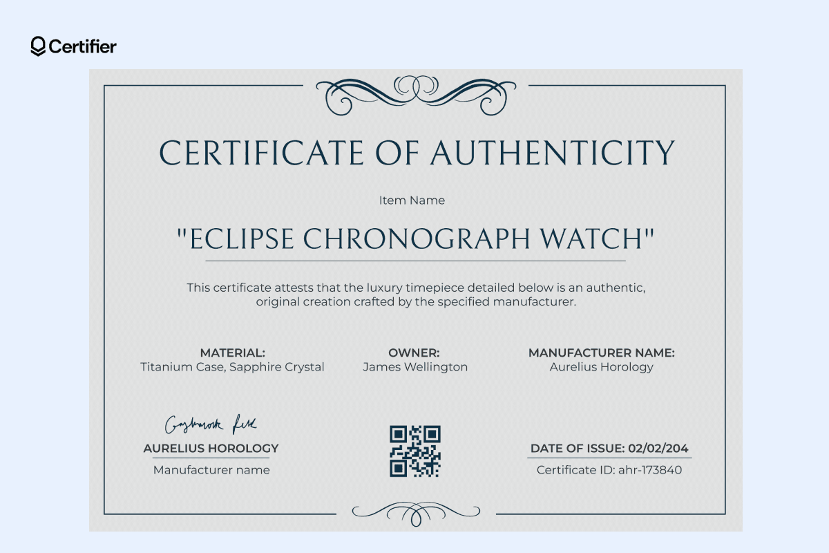 15 Authenticity Certificate Templates to Customize 15-authenticity-certificate-templates-to-customize