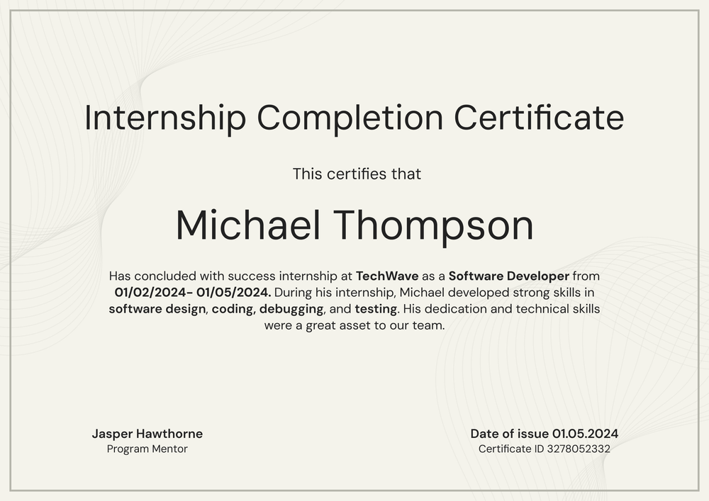 Download Free Minimalistic Internship Certificate Templates Today Landscape Download Free Minimalistic Internship Certificate Templates Today Landscape