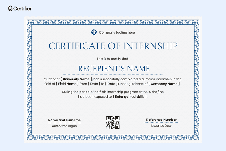 15 Internship Certificate Templates to Edit