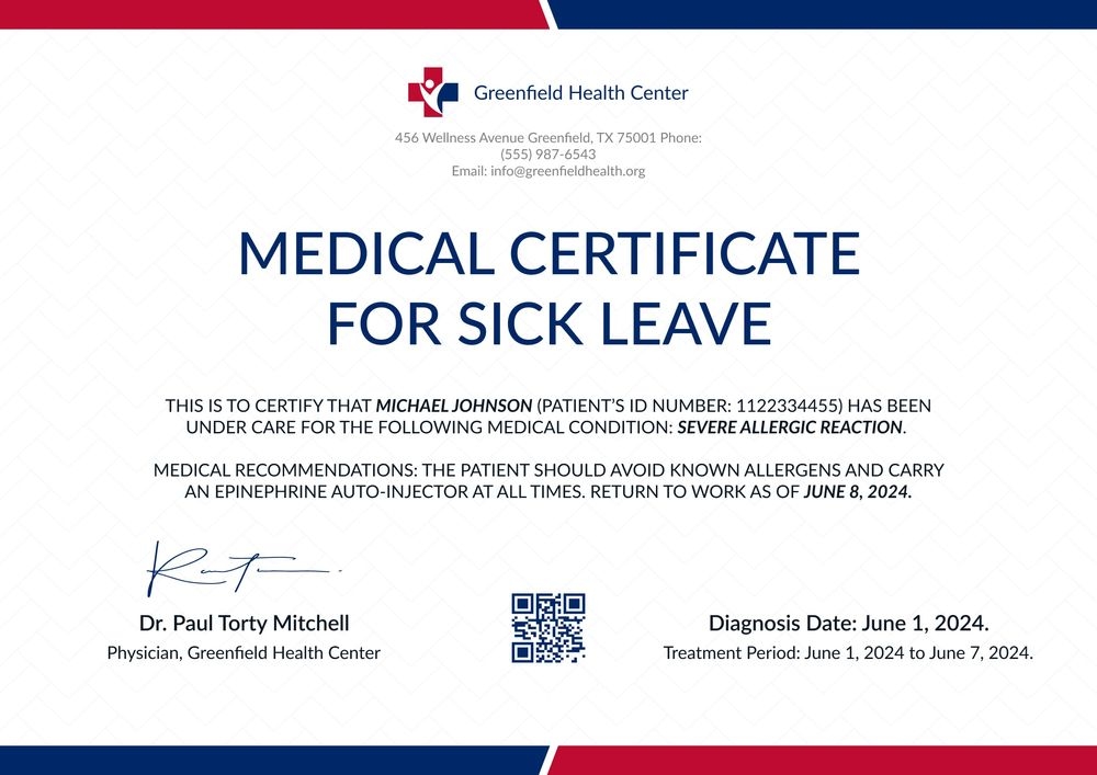 Free Plain Medical Certificate Template - Edit Online Landscape Free Plain Medical Certificate Template - Edit Online Landscape
