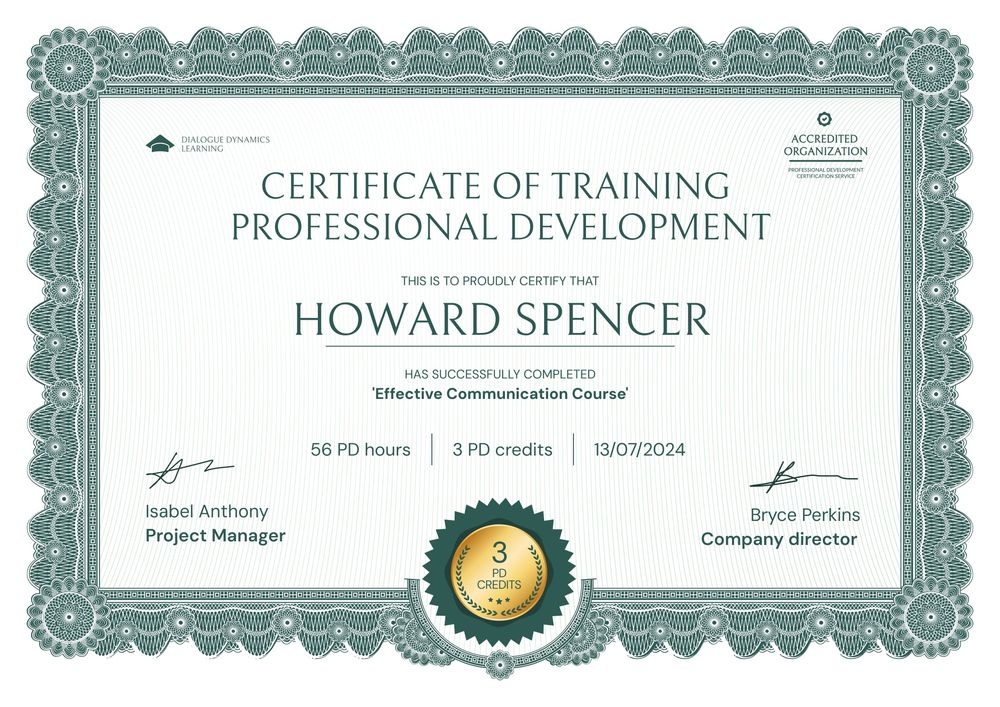 Free Professional Development Certificate Template - Customize & Download Landscape Free Professional Development Certificate Template - Customize & Download Landscape