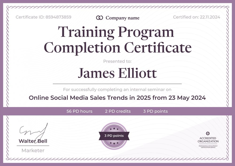 Free Professional Development Certificate Template - Edit & Download Landsecape Free Professional Development Certificate Template - Edit & Download Landsecape