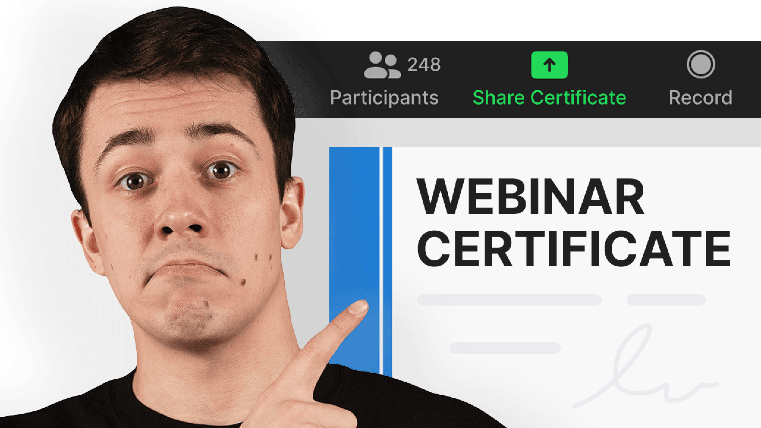 How to Generate a Certificate for Webinar How to Generate a Certificate for Webinar