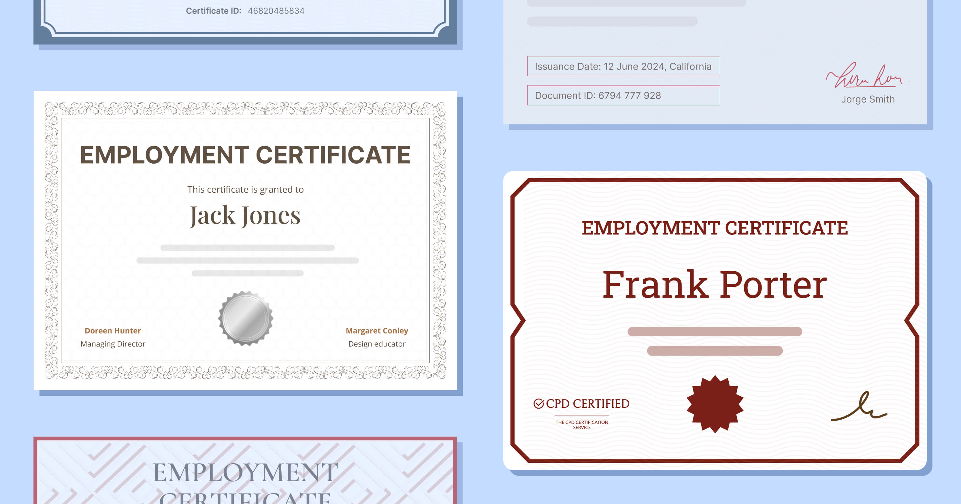 15 Employment Certificate Templates to Get for Free cover image 15 Employment Certificate Templates to Get for Free cover image
