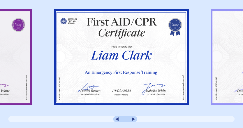 15 Free First-Aid Certificate Templates cover image 15 Free First-Aid Certificate Templates cover image