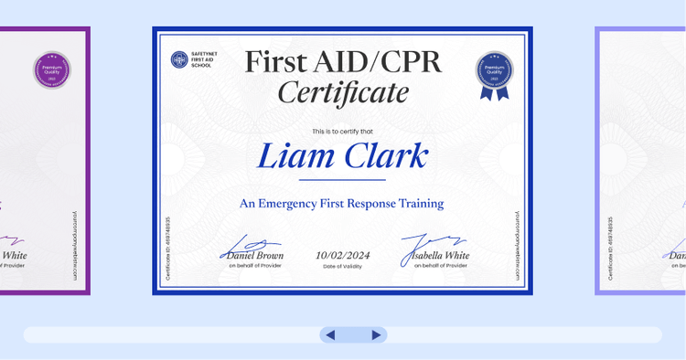 15 Free First-Aid Certificate Templates cover image 15 Free First-Aid Certificate Templates cover image