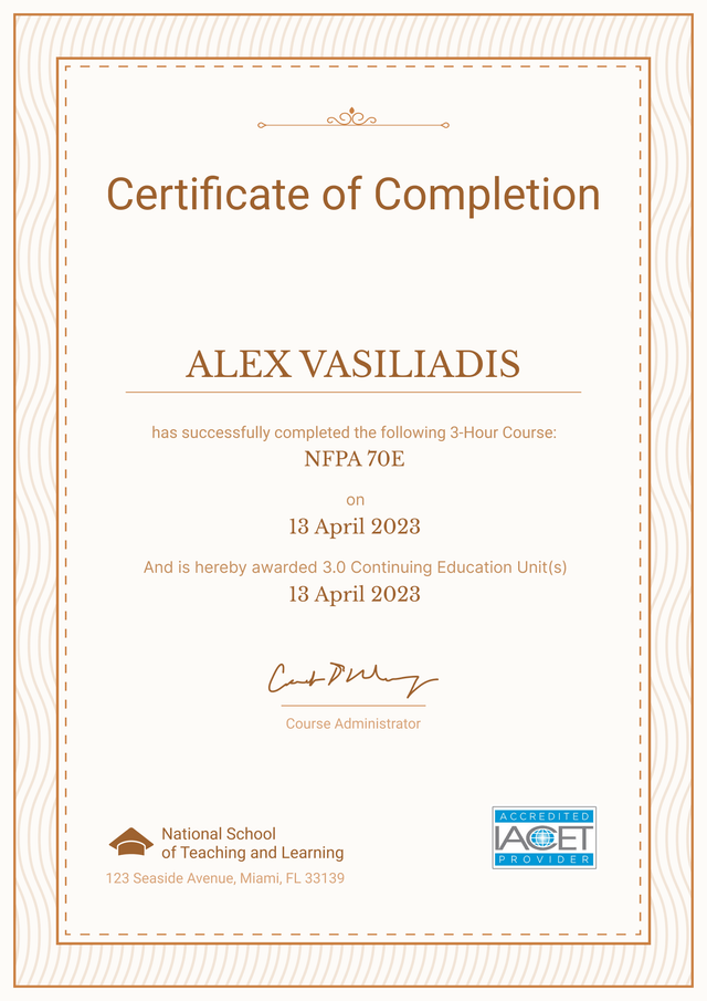 Timeless and professional CME certificate template Timeless and professional CME certificate template