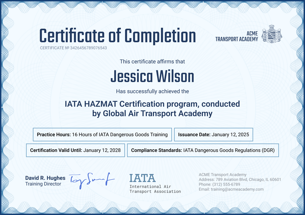 Free Professional Hazmat Training Certificate Template – Get for Free Landscape Free Professional Hazmat Training Certificate Template – Get for Free Landscape