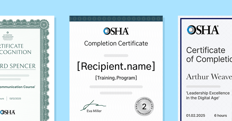 Top 15 OSHA Certificate Templates for Authorized Training Courses cover image Top 15 OSHA Certificate Templates for Authorized Training Courses cover image