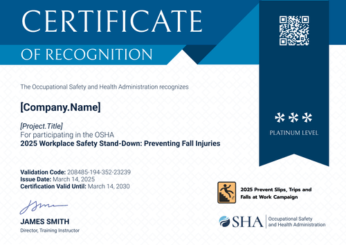 Practical Professional OSHA 30 Certificate Template – Free & Verifiable Landscape Practical Professional OSHA 30 Certificate Template – Free & Verifiable Landscape