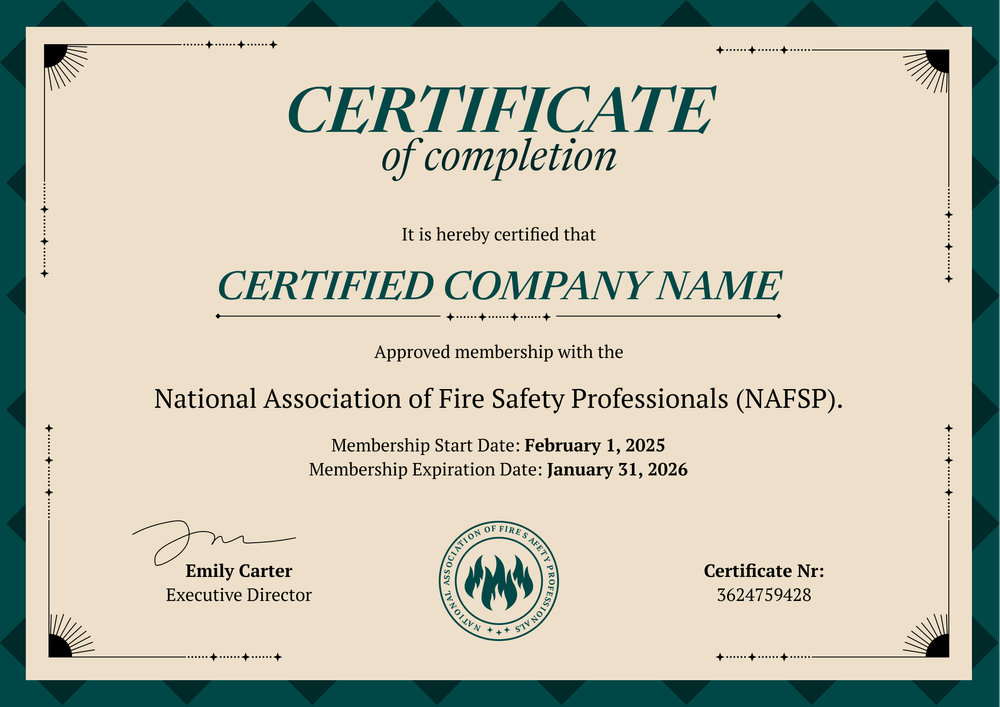 Safe and Professional Fire Safety Training Certificate Template – Edit Online Landscape Safe and Professional Fire Safety Training Certificate Template – Edit Online Landscape