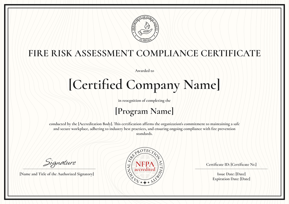 Standardized Fire Safety Training Certificate Template – Edit Online for Free Landscape Standardized Fire Safety Training Certificate Template – Edit Online for Free Landscape