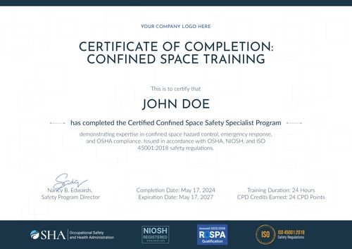 Valuable Confined Space Training Certificate Template – Customize & Automate landscape Valuable Confined Space Training Certificate Template – Customize & Automate landscape