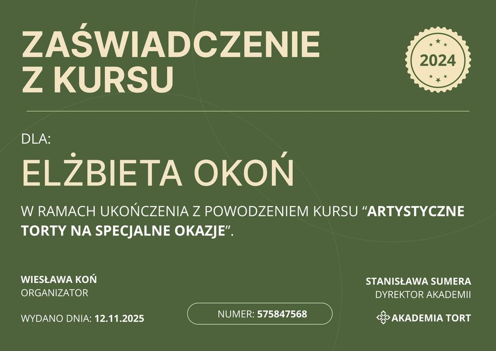 Minimalistyczny dyplom ukończenia kursu – pozioma Minimalistyczny dyplom ukończenia kursu – pozioma