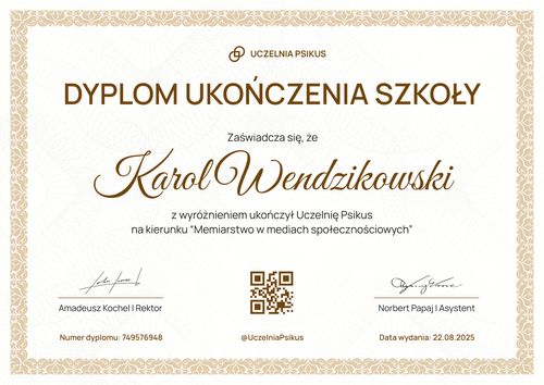 Błyszczący wzór dyplomu do pobrania – pozioma Błyszczący wzór dyplomu do pobrania – pozioma
