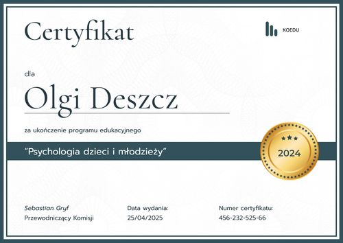 Korporacyjny dyplom do druku – pozioma Korporacyjny dyplom do druku – pozioma