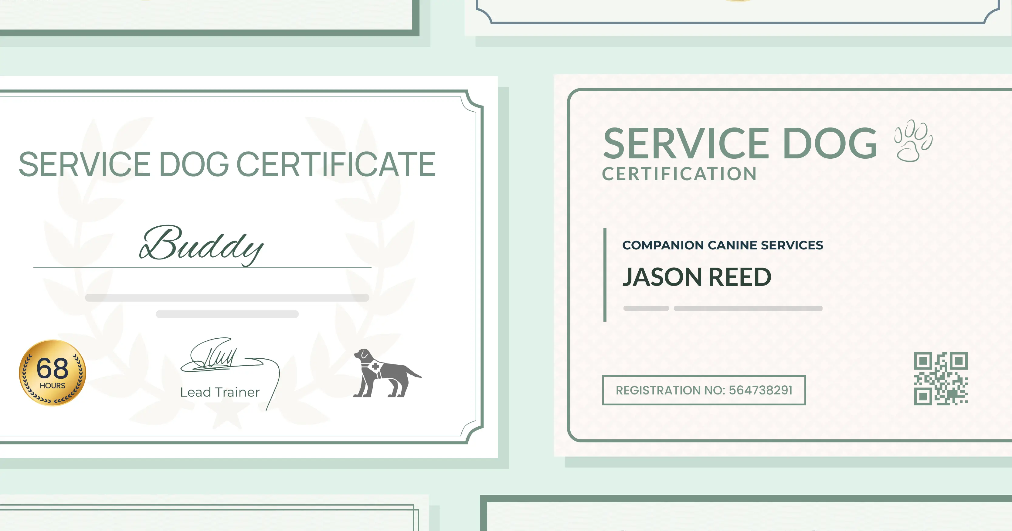 Service Dog Certificate Templates: Free & Customizable cover image Service Dog Certificate Templates: Free & Customizable cover image