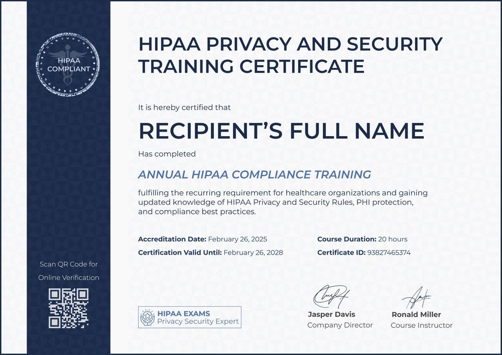 Annual HIPAA Compliance Certificate Template - Secure & Editable Online Landscape min.jpg Annual HIPAA Compliance Certificate Template - Secure & Editable Online Landscape min.jpg