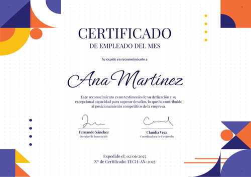 Empleado del mes plantilla moderna y dinámica – Horizontal Empleado del mes plantilla moderna y dinámica – Horizontal