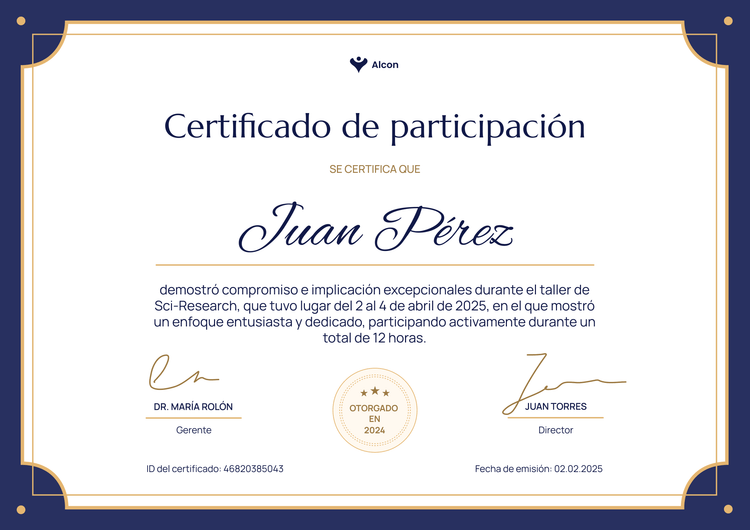 Plantilla de certificado de participación formal y tradicional Plantilla de certificado de participación formal y tradicional