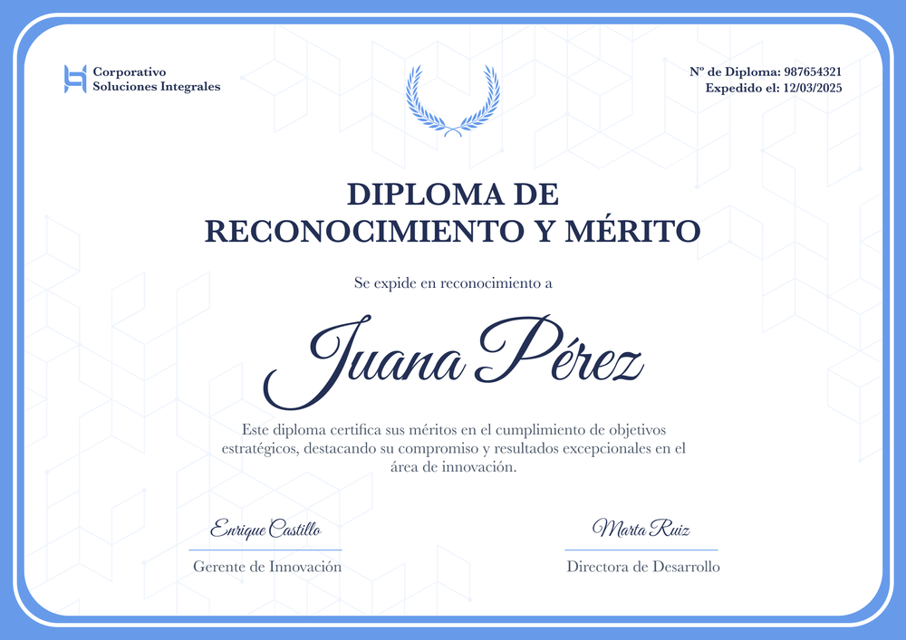 Plantilla de reconocimientos simple y atractiva – Horizontal Plantilla de reconocimientos simple y atractiva – Horizontal