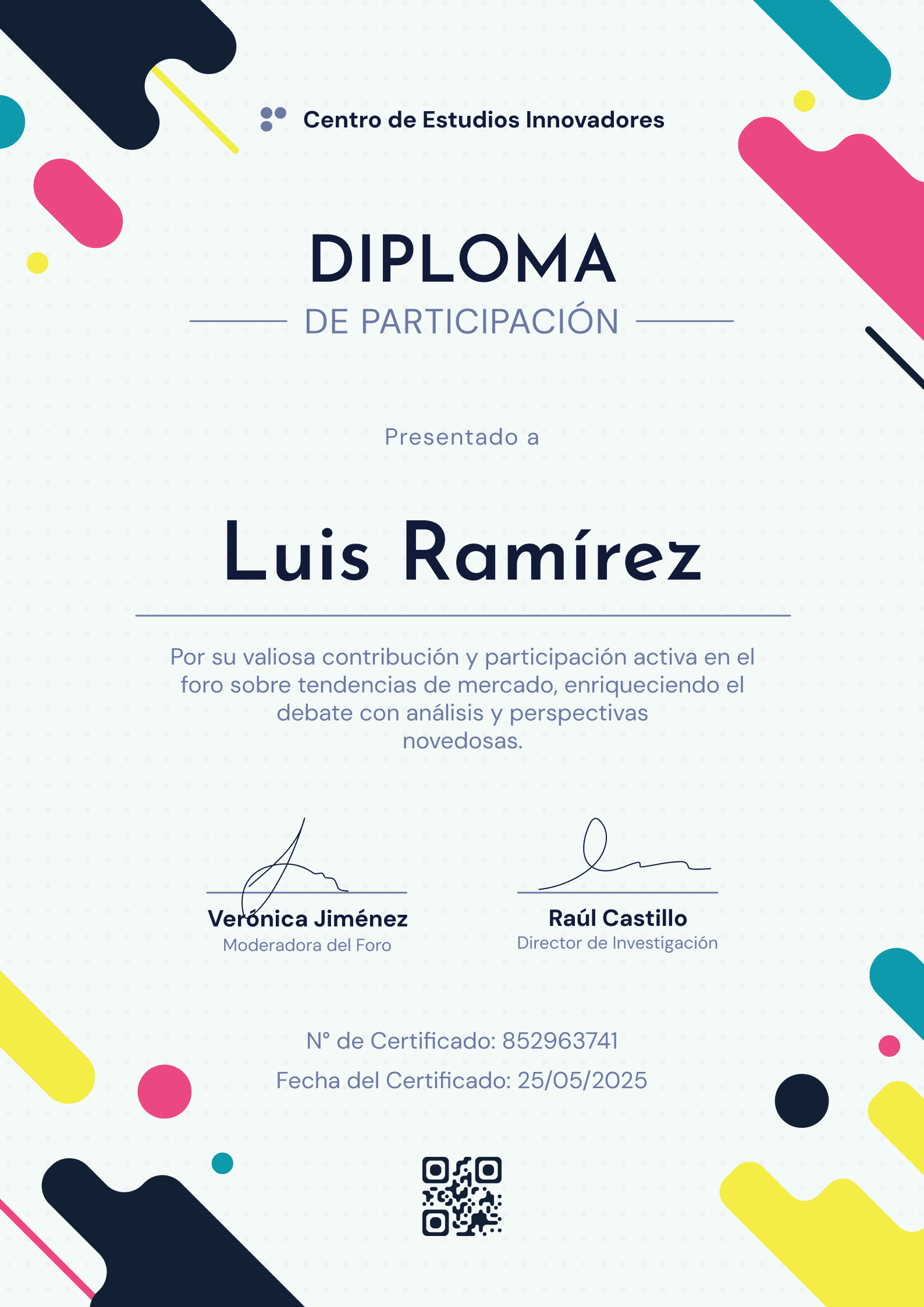 Certificate thumbnail Certificate thumbnail