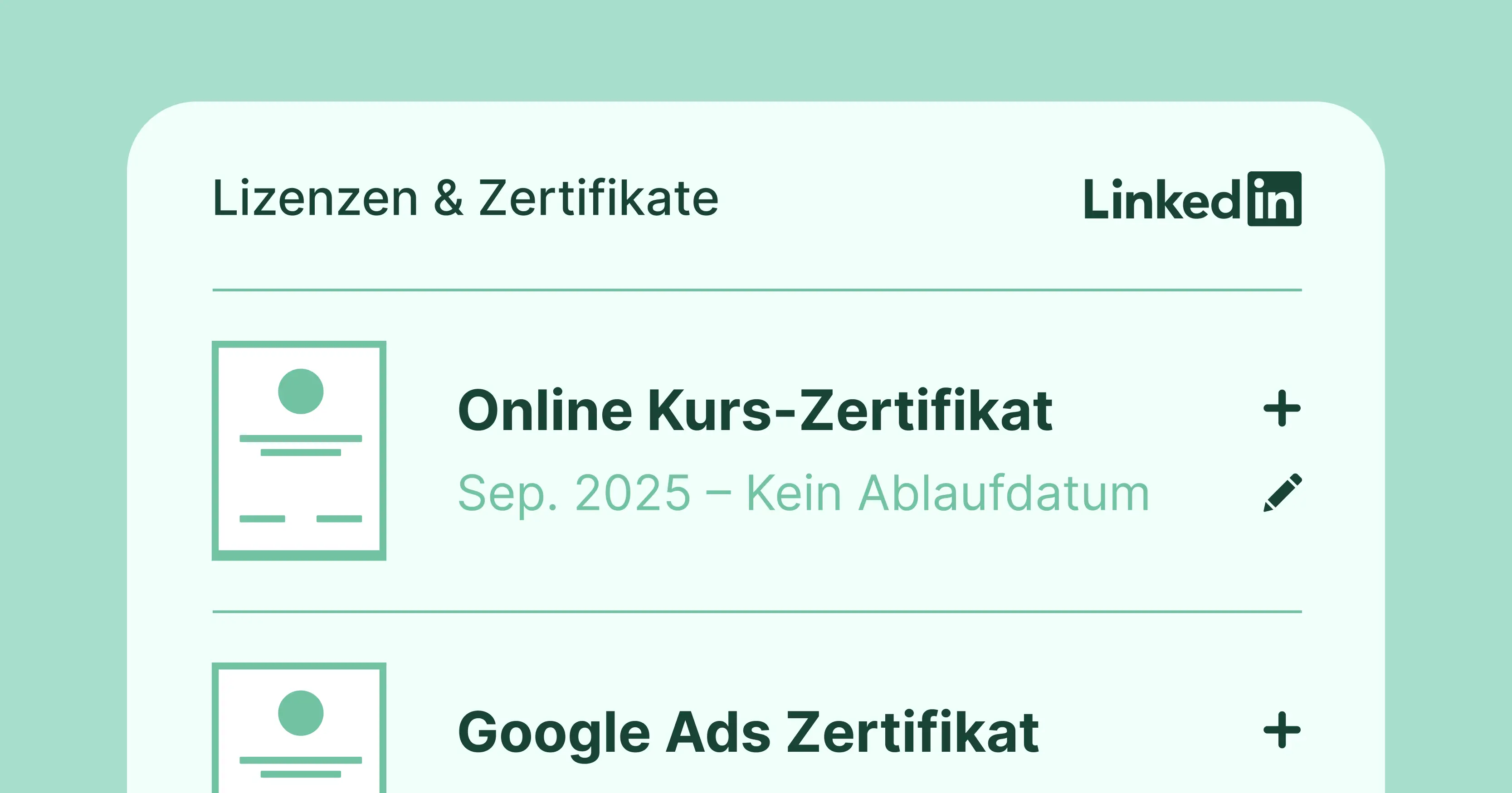 Wie Sie Zertifikate zu LinkedIn hinzufügen und Ihr Profil aufwerten cover image Wie Sie Zertifikate zu LinkedIn hinzufügen und Ihr Profil aufwerten cover image