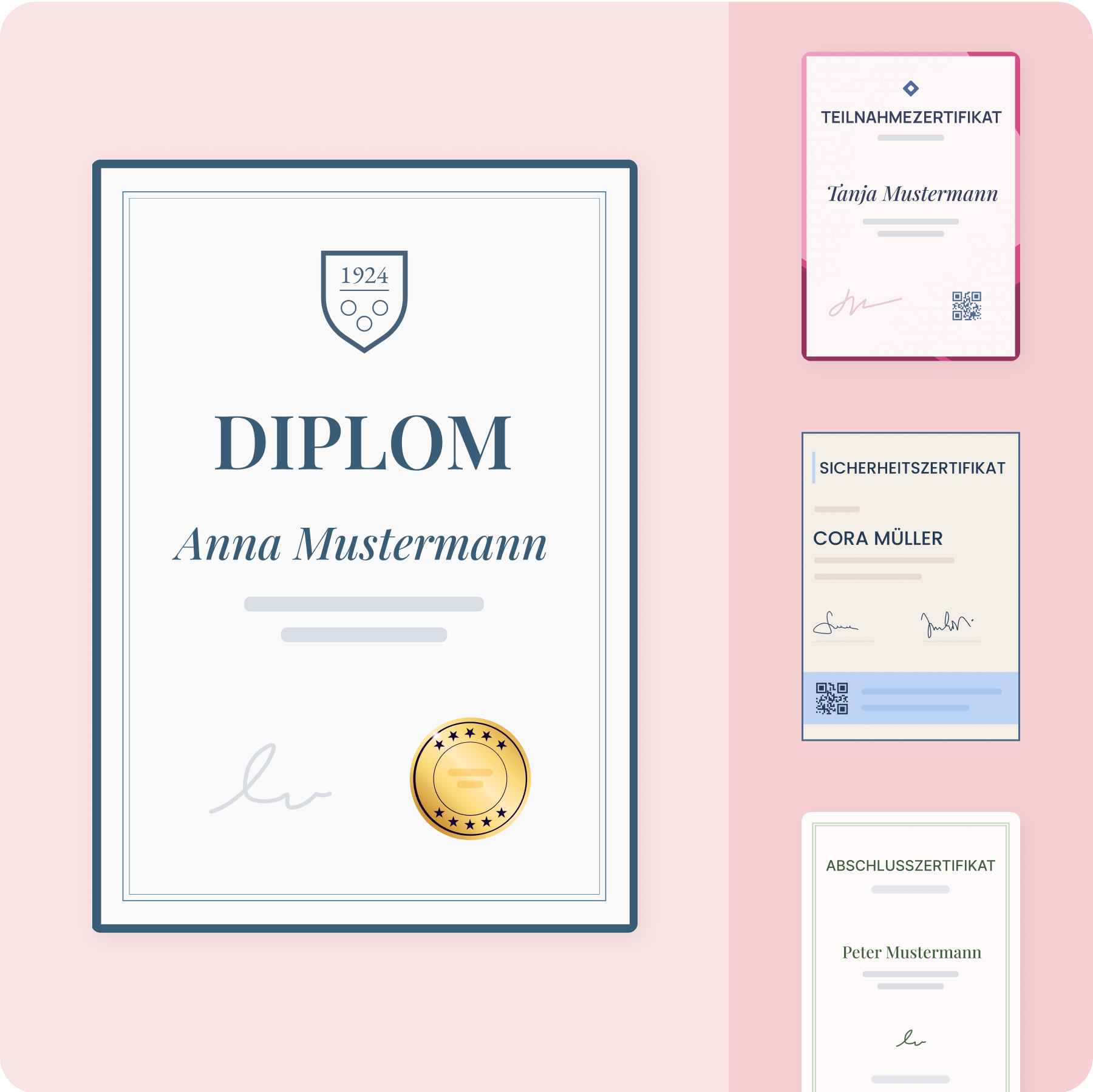 Fügen Sie Zertifikate hinzu Fügen Sie Zertifikate hinzu