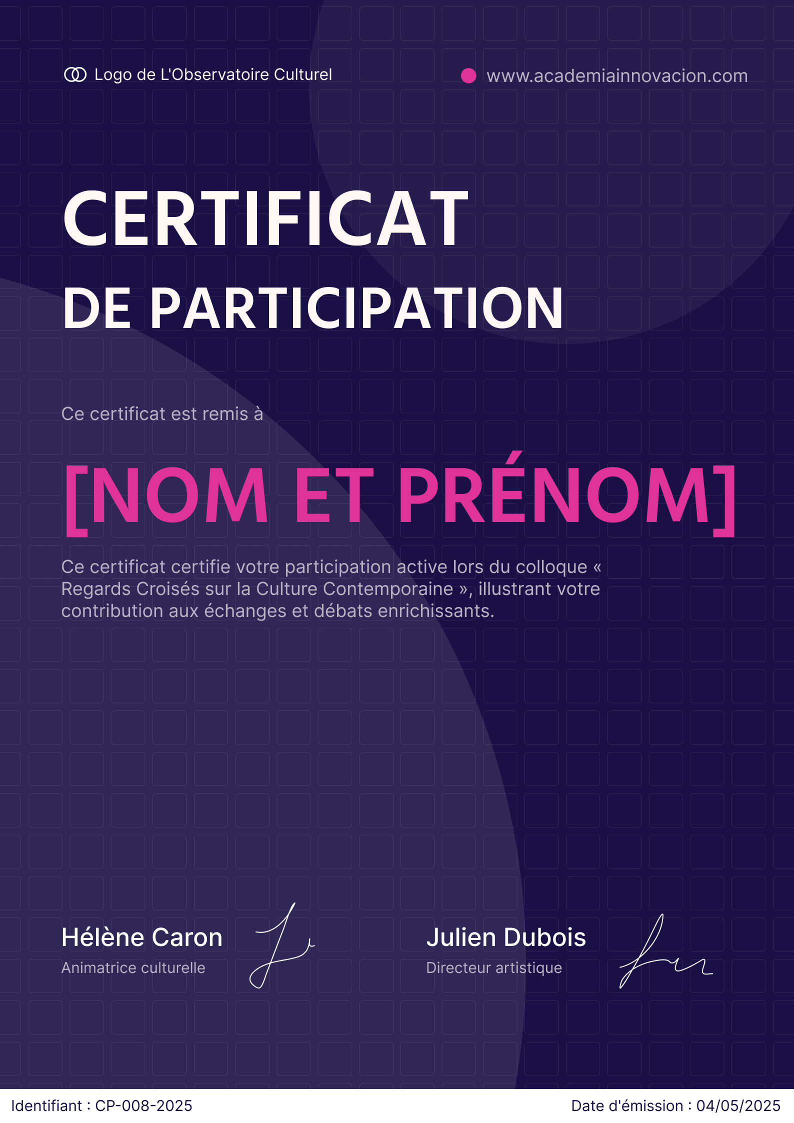 Certificate thumbnail Certificate thumbnail