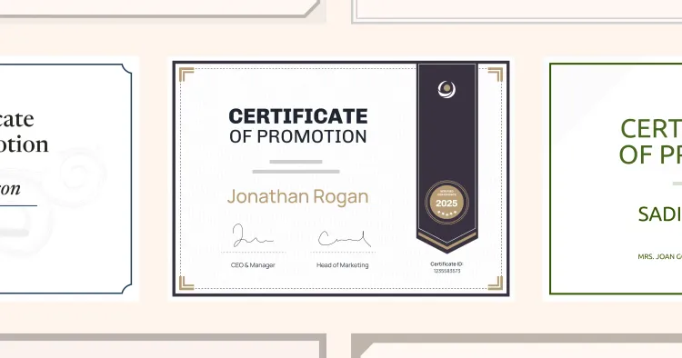 15 Certificate of Promotion Templates cover image 15 Certificate of Promotion Templates cover image