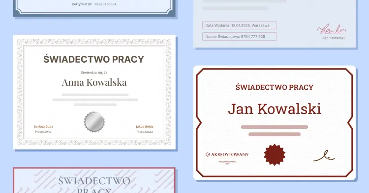 15 darmowych wzorów świadectwa pracy do pobrania i edycji cover image 15 darmowych wzorów świadectwa pracy do pobrania i edycji cover image