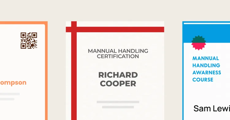 15 Editable Manual Handling Certificate Templates cover image 15 Editable Manual Handling Certificate Templates cover image