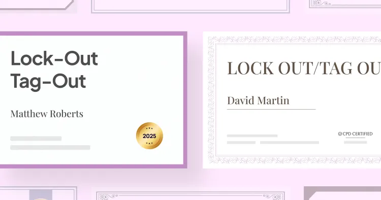 15 LOTO Training Certificate Templates cover image 15 LOTO Training Certificate Templates cover image