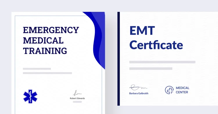 15 EMT Certificate Templates cover image 15 EMT Certificate Templates cover image