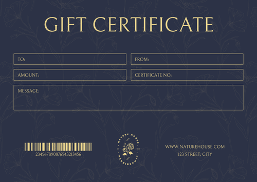 Free Dark Gift Certificate Template - Landscape Free Dark Gift Certificate Template - Landscape