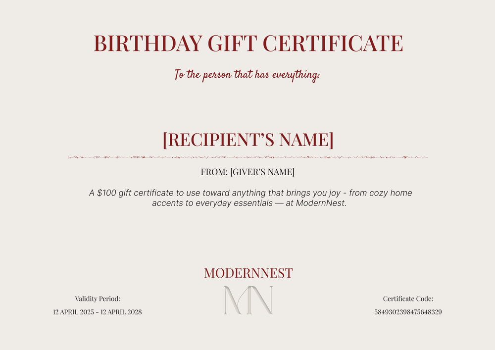 Clean White Birthday Gift Certificate Template – Landscape Clean White Birthday Gift Certificate Template – Landscape