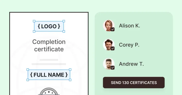 The Quickest Way to Issue a Certificate for Completing a Course cover image The Quickest Way to Issue a Certificate for Completing a Course cover image