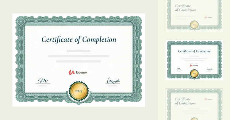 Udemy Certificate: Samples, Tips and Templates to Edit cover image Udemy Certificate: Samples, Tips and Templates to Edit cover image