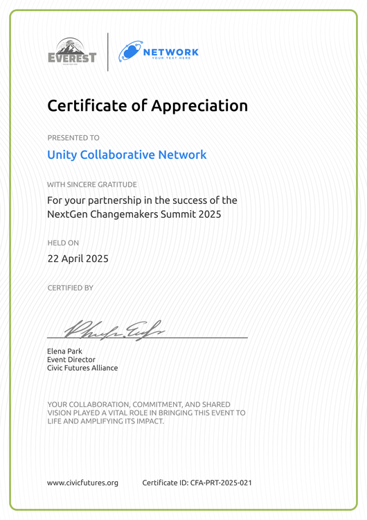 Free Certificate of Appreciation for Sponsors and Partners – Portrait Free Certificate of Appreciation for Sponsors and Partners – Portrait