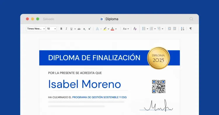 ¿Cómo hacer diplomas en Word? (Actualizado 2026) cover image ¿Cómo hacer diplomas en Word? (Actualizado 2026) cover image