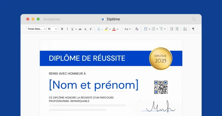 Comment créer un diplôme sur Word ? (Mise à jour 2026) cover image Comment créer un diplôme sur Word ? (Mise à jour 2026) cover image