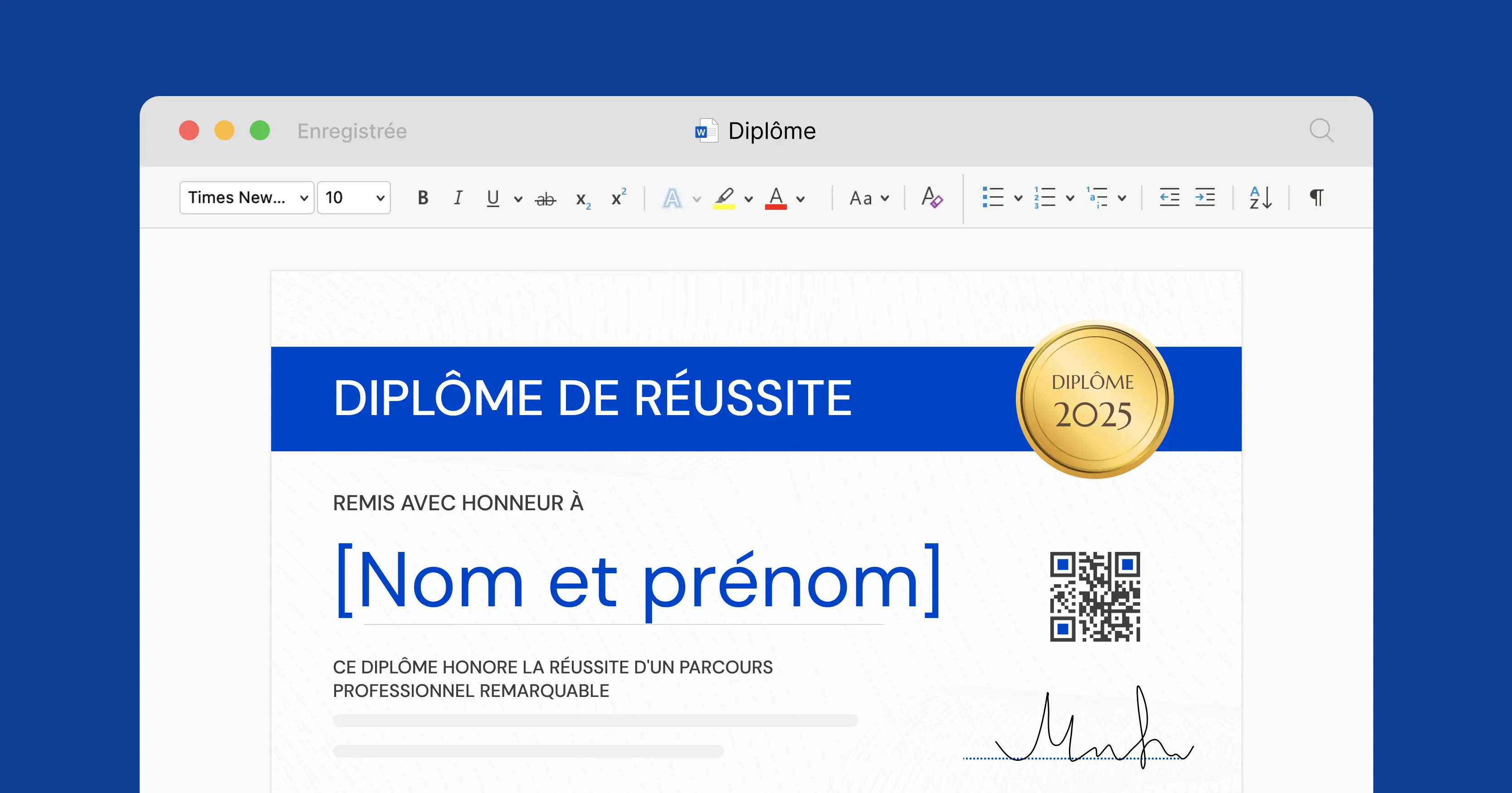 Comment créer un diplôme sur Word ? (Mise à jour 2025) cover image Comment créer un diplôme sur Word ? (Mise à jour 2025) cover image